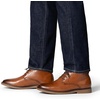 Bruno Marc Men’s Classic Dress Derby Oxfords Chukka Boots | Classic Brogue Details, Soft Elastic Heel, Grippy TPR Sole, PU Upper, Fit for Office, Events & Daily Wear(Brown)