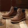 Bruno Marc Men’s Classic Winter Fall Casual Boots Warm Cold-Weather Work Boots 3.0(Brown/Mesh)