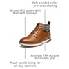 Bruno Marc Men’s Dress Casual Formal Chukka Boots | Anti-slip TPR outsole, padded collar, plush lining, ideal for offices, casual events, outdoor strolls and daily wear(Brown)