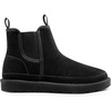 Bruno Marc Men’s FuzzyGo Winter Chelsea Boots | Rugged Suede Leather Cold Weather Warm Outdoor Boots(Black)
