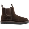 Bruno Marc Men’s FuzzyGo Winter Chelsea Boots | Rugged Suede Leather Cold Weather Warm Outdoor Boots(Brown)