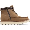 Bruno Marc Men’s Moc Toe Boot Fashion Comfort | Warm Faux Fur Lining, EVA Midsole, Durable Traction Rubber Outsole, Insulated Winter Casual Boots for Daily Outdoor Wear(Brown)