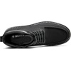 Bruno Marc Men’s Moc Toe Boot Fashion Comfort | Warm Faux Fur Lining, EVA Midsole, Durable Traction Rubber Outsole, Insulated Winter Casual Boots for Daily Outdoor Wear(Black)
