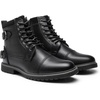 Bruno Marc Men’s Motorcycle Boots Oxford Dress Boot(Black)