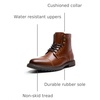 Bruno Marc Men’s Motorcycle Boots Oxford Dress Boot(Camel-11)