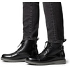 Bruno Marc Men’s Motorcycle Combat Boots Lace-Up Casual Dress Biker Boot(All Black)