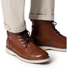 Bruno Marc Men’s Motorcycle Combat Boots Lace-Up Casual Dress Biker Boot(Brown)