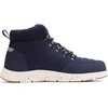 Bruno Marc Men’s Winter Warm Casual Boots | Outdoor Cold-Weather Lightweight Walking Boots(Blue)