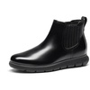 Bruno Marc Men’s Chelsea Boots – Classic Comfort(All Black)