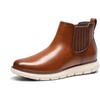 Bruno Marc Men’s Chelsea Boots – Classic Comfort(Brown)