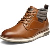 Bruno Marc Men’s Dress Casual Formal Chukka Boots | Anti-slip TPR outsole, padded collar, plush lining, ideal for offices, casual events, outdoor strolls and daily wear(Brown)