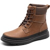 Bruno Marc Men’s Snow Winter Insulated Waterproof Outdoor Boots(Brown)