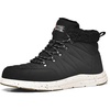 Bruno Marc Men’s Winter Warm Casual Boots | Outdoor Cold-Weather Lightweight Walking Boots(Black)