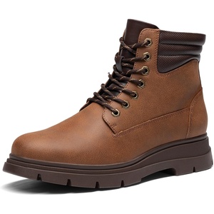 Bruno Marc Men’s Casual Chukka Ankle Boots | Side Zipper Closure,Perforated Mesh EVA Insole,Wear-Resistant Non-Slip TPR Outsole for Office & Daily Outing(Brown)