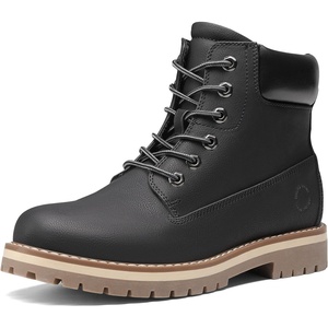 Bruno Marc Men’s Classic Winter Fall Casual Boots Warm Cold-Weather Work Boots 3.0(Black/Mesh)