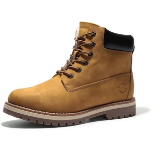 Bruno Marc Men’s Classic Winter Fall Casual Boots Warm Cold-Weather Work Boots 3.0(Yellow/Fur)