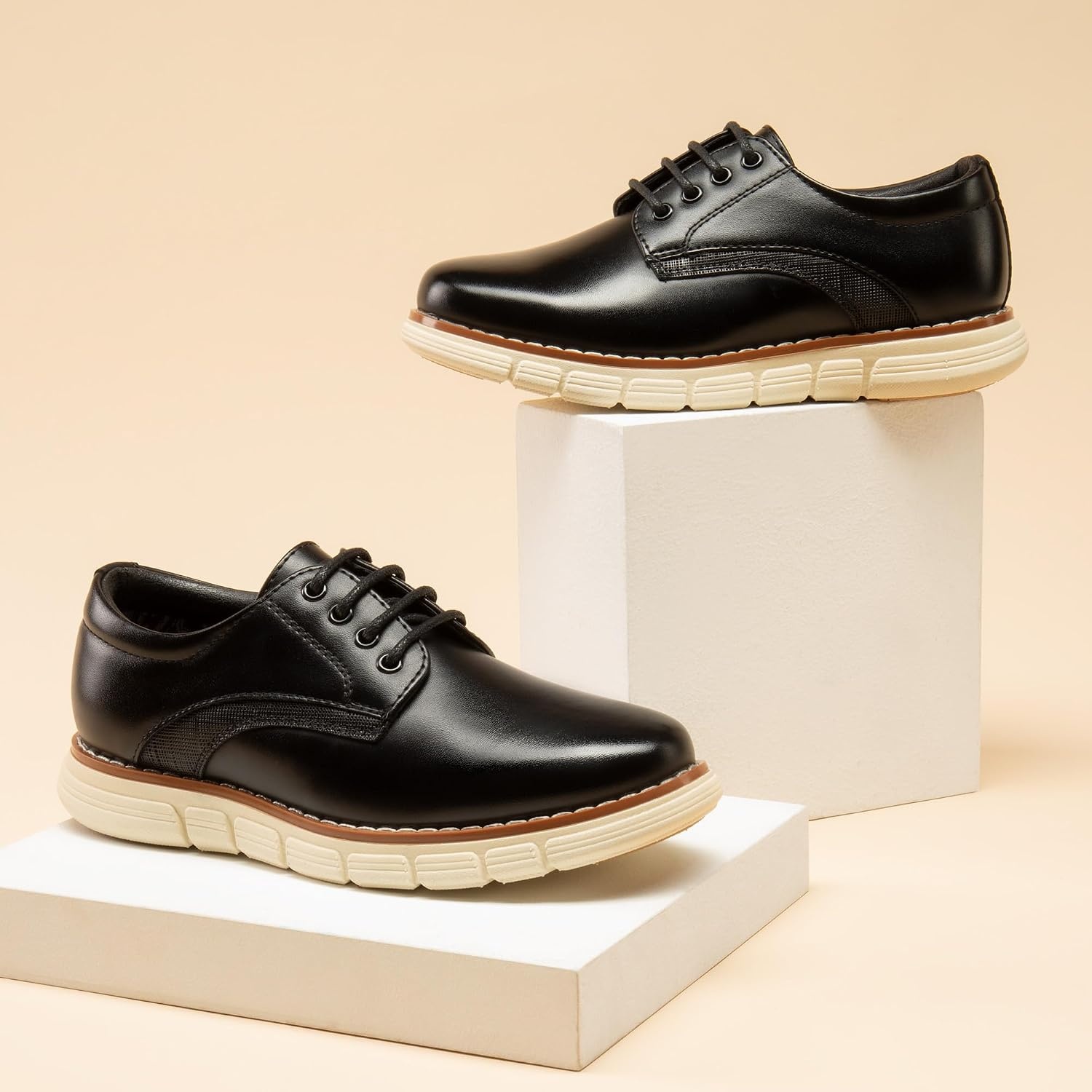image:imageBruno Marc Boys Dress Sneakers Oxford ShoesBlack