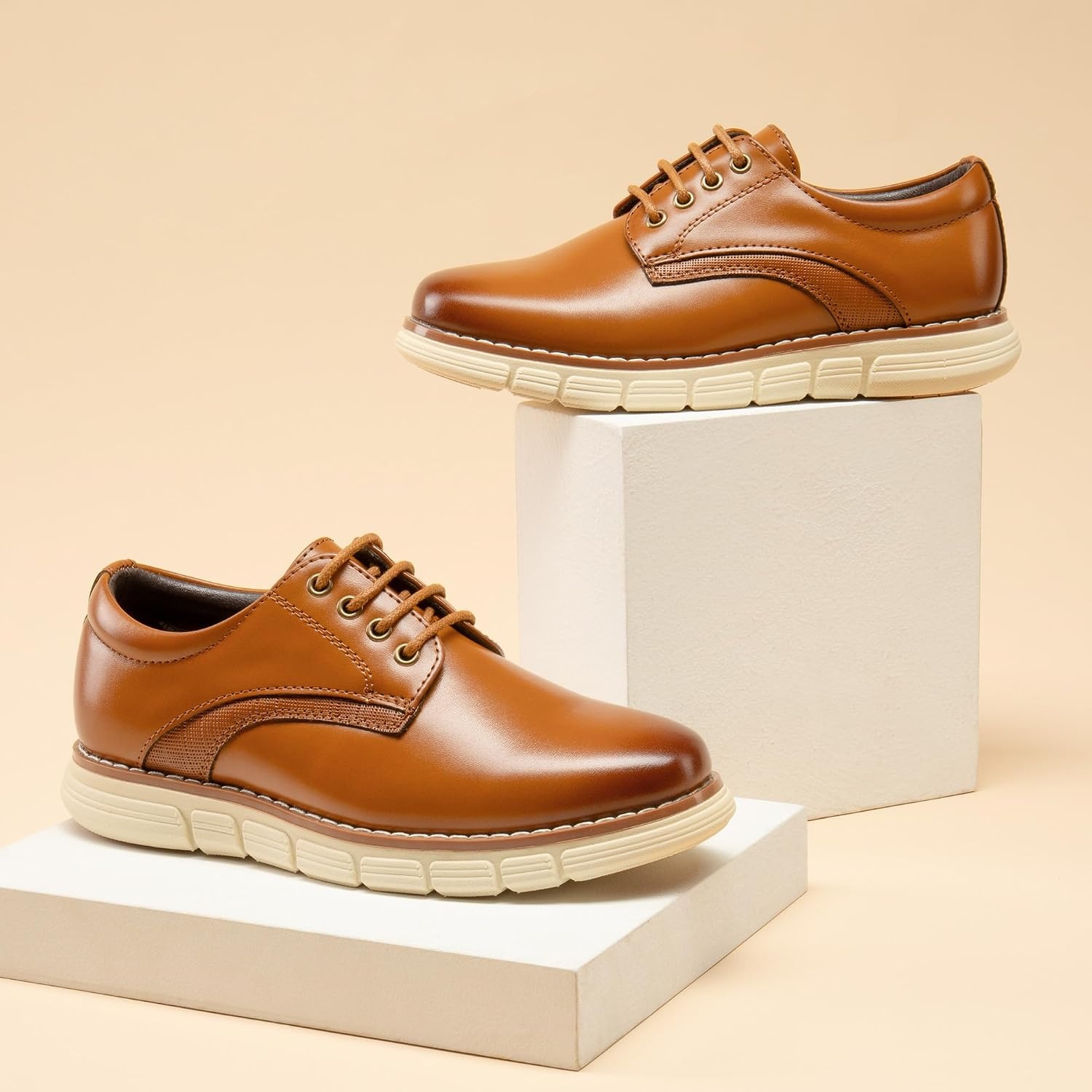 image:imageBruno Marc Boys Dress Sneakers Oxford ShoesBrown