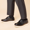 Bruno Marc Boy’s Dress Sneakers Oxford Shoes(Black)