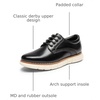 Bruno Marc Boy’s Dress Sneakers Oxford Shoes(Black)