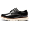 Bruno Marc Boy’s Dress Sneakers Oxford Shoes(Black)