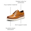 Bruno Marc Boy’s Dress Sneakers Oxford Shoes(Brown)