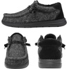 Bruno Marc Men’s Slip-on Loafers Casual Lightweight Shoes(Black)