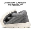 Bruno Marc Men’s Slip-on Loafers Casual Lightweight Shoes(Grey)