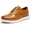 Bruno Marc Boy’s Dress Sneakers Oxford Shoes(Brown)