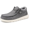 Bruno Marc Men’s Slip-on Loafers Casual Lightweight Shoes(Grey)