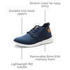 Bruno Marc Men’s Mesh Fabric Fashion Sneakers Casual Oxfords Lightweight Breathable Versatile Walking Shoes(Dark/Blue)