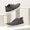 Bruno Marc Men’s Mesh Fabric Fashion Sneakers Casual Oxfords Lightweight Breathable Versatile Walking Shoes(Dark/Grey)