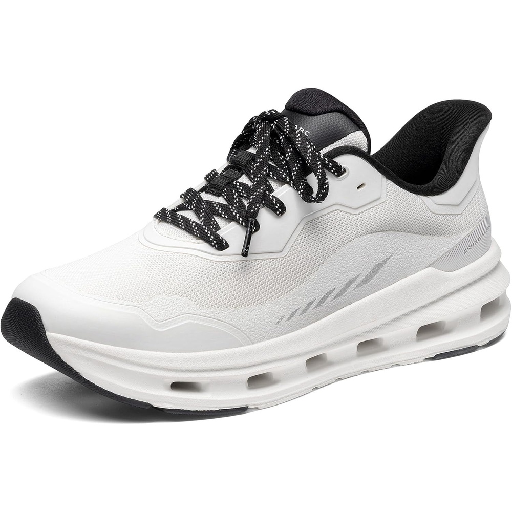 image:imageBruno Marc Mens Breathable Casual SneakersWhiteBlack