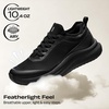 Bruno Marc Men’s Casual Mesh Sneakers Walking Shoes(All Black)