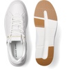 Bruno Marc Men’s Lightweight Casual Dress Fashion Sneakers(White)