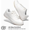 Bruno Marc Men’s Lightweight Casual Dress Fashion Sneakers(White)