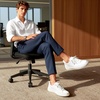 Bruno Marc Men’s ListoGo Casual Dress Sneakers Shoes(All White)