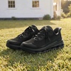 Bruno Marc Men’s ListoGo Lightweight Cushion Mesh Sneakers(Black)