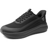 Bruno Marc Men’s Cushioning Casual Walking Shoes(All Black)