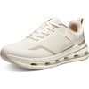 Bruno Marc Men’s Lightweight Cushion Sneakers(Beige)