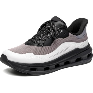 Bruno Marc Men’s Breathable Casual Sneakers(Black/Grey)