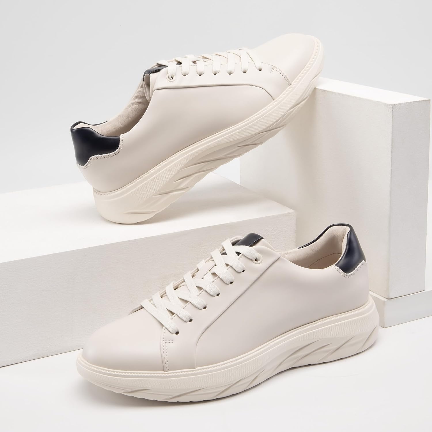 image:imageBruno Marc Mens Casual Dress Fashion SneakersBeige