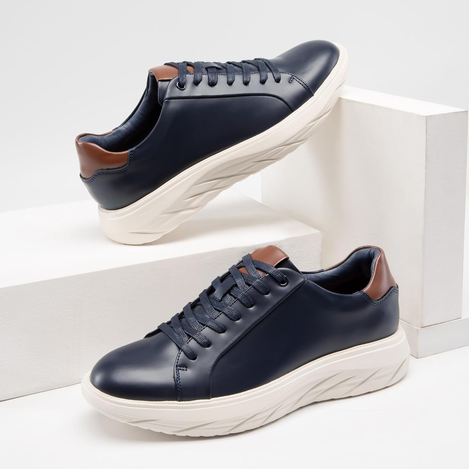image:imageBruno Marc Mens Casual Dress Fashion SneakersNavy