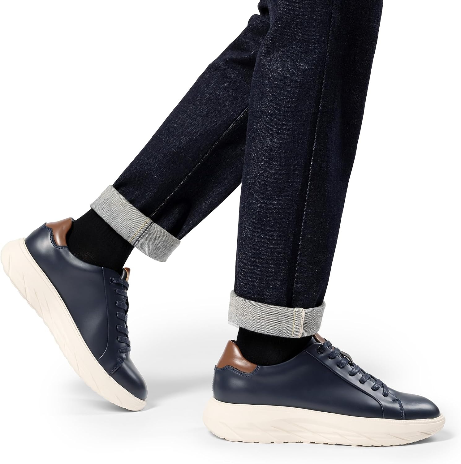 image:imageBruno Marc Mens Casual Dress Fashion SneakersNavy