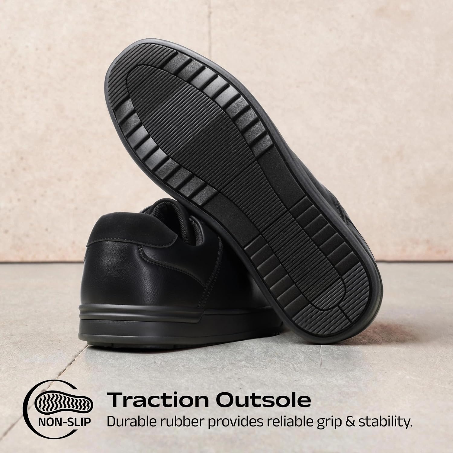 image:imageBruno Marc Mens Casual Dress SneakersAll Black