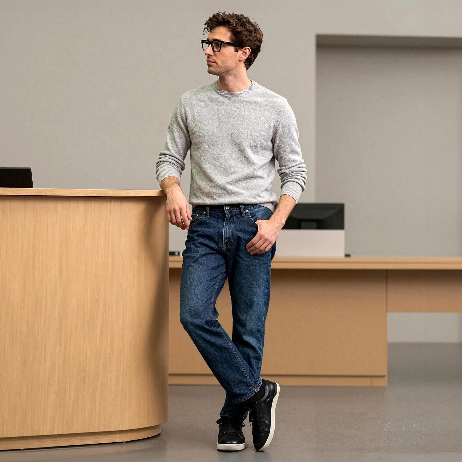 image:imageBruno Marc Mens Casual Dress SneakersBlack