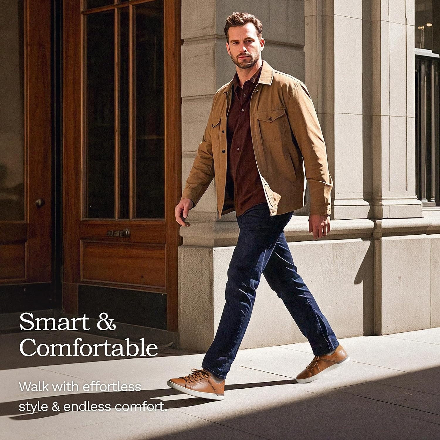 image:imageBruno Marc Mens Casual Dress SneakersBrown