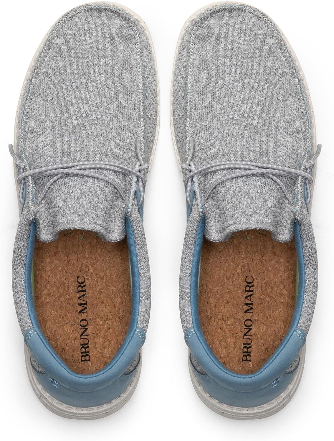image:imageBruno Marc Mens Casual Slipon Loafers ShoesGreyBlue