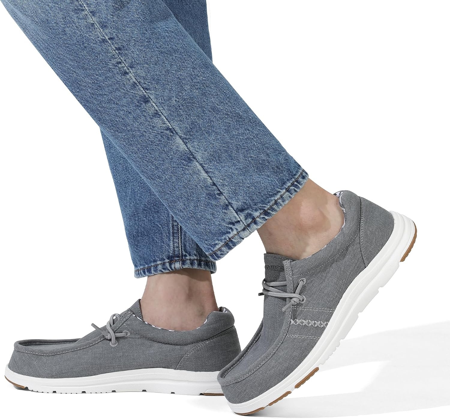 image:imageBruno Marc Mens Casual Slipon Loafers ShoesGreyarchsupport