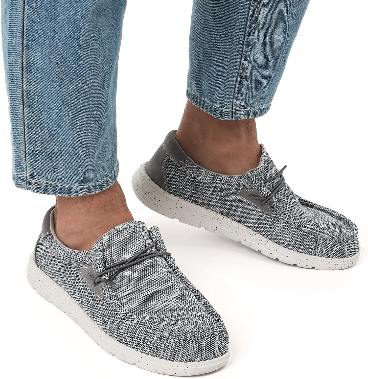 image:imageBruno Marc Mens Casual Slipon Loafers ShoesSplice Grey